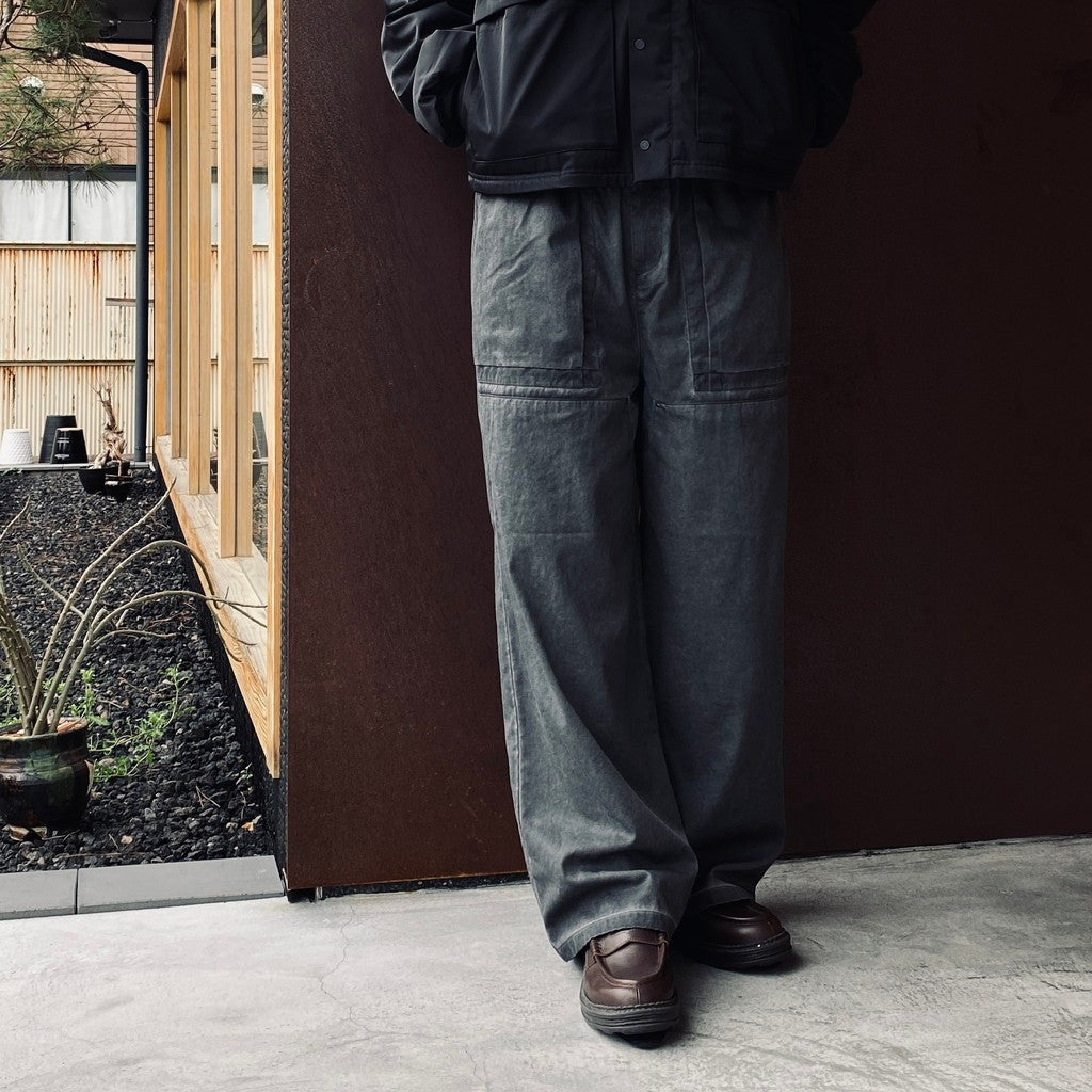 GARMENT DYE WORK TROUSER #CHARCOAL [FST03262U0001]