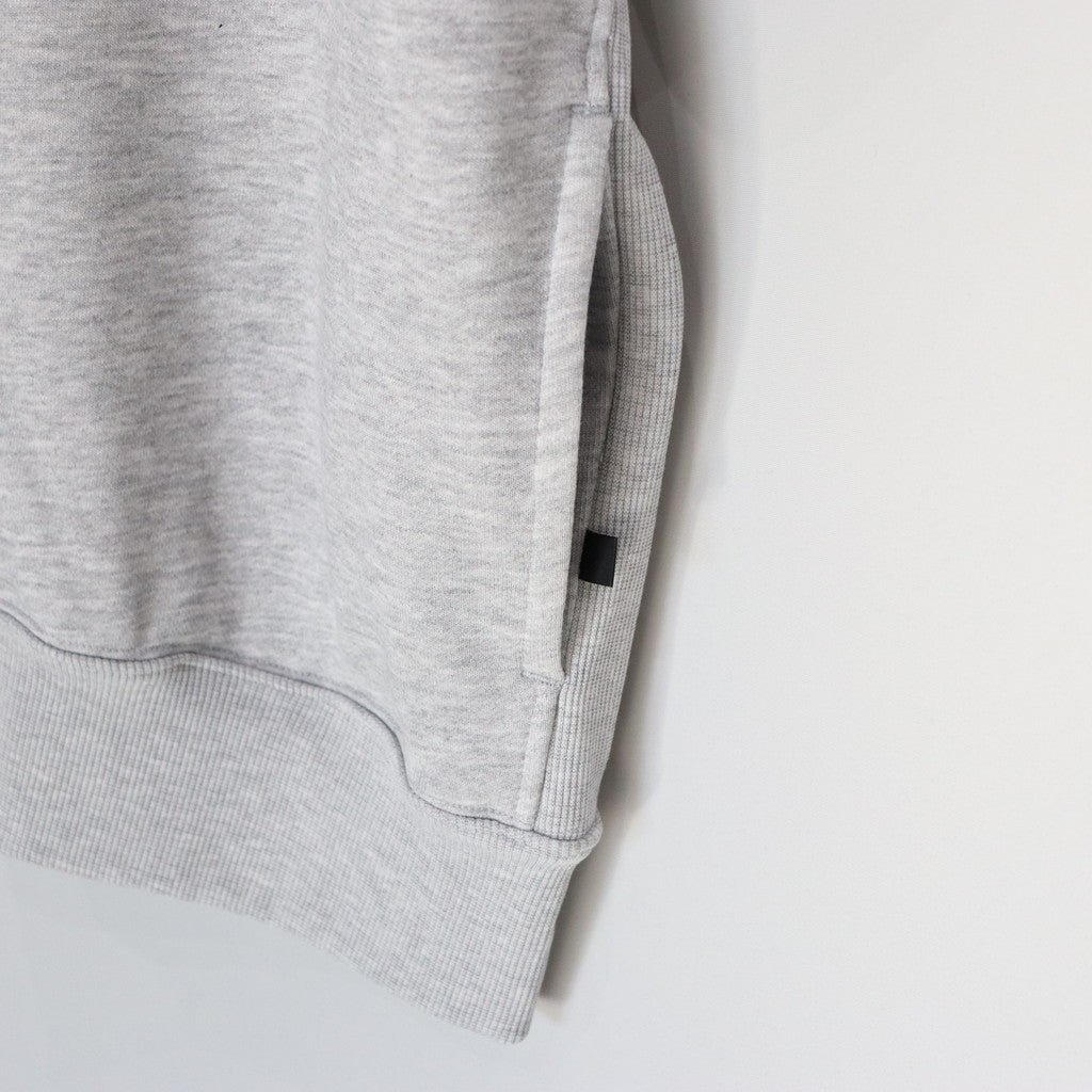 TECH SWEAT CREW S/S #TOP GRAY [BE-51025]