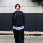 TECH REGULAR COLLAR SHIRT L/S SOLID #SAX [BE-81026]