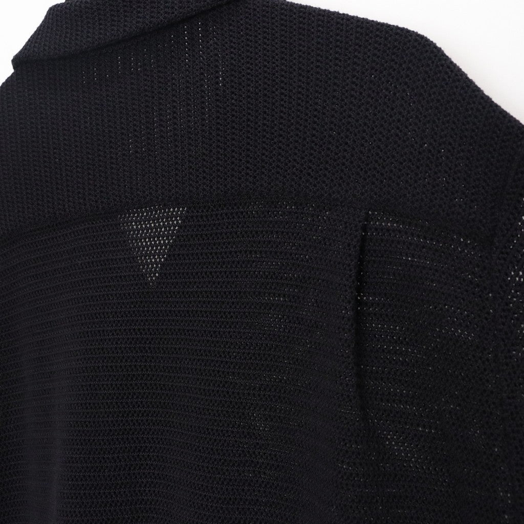 KNIT SHIRT #BLACK [25SS-WMK-KN24]