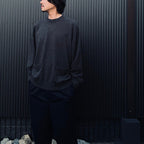 TECH KNIT CREW L/S Brewed Protein #CHARCOAL [BE-70026W]