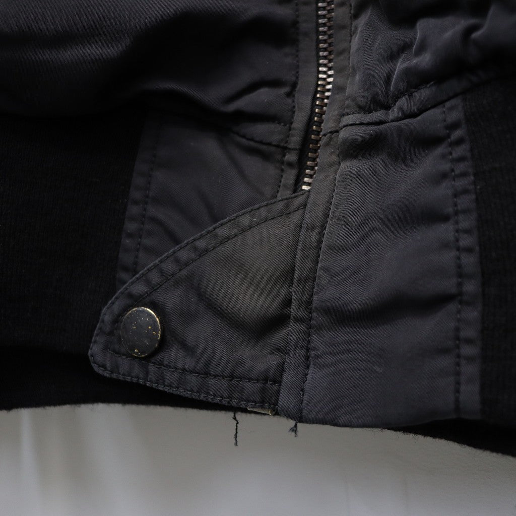 L-2B FLIGHT JACKET AGED #AGED BLACK [BW252-L2FJ]
