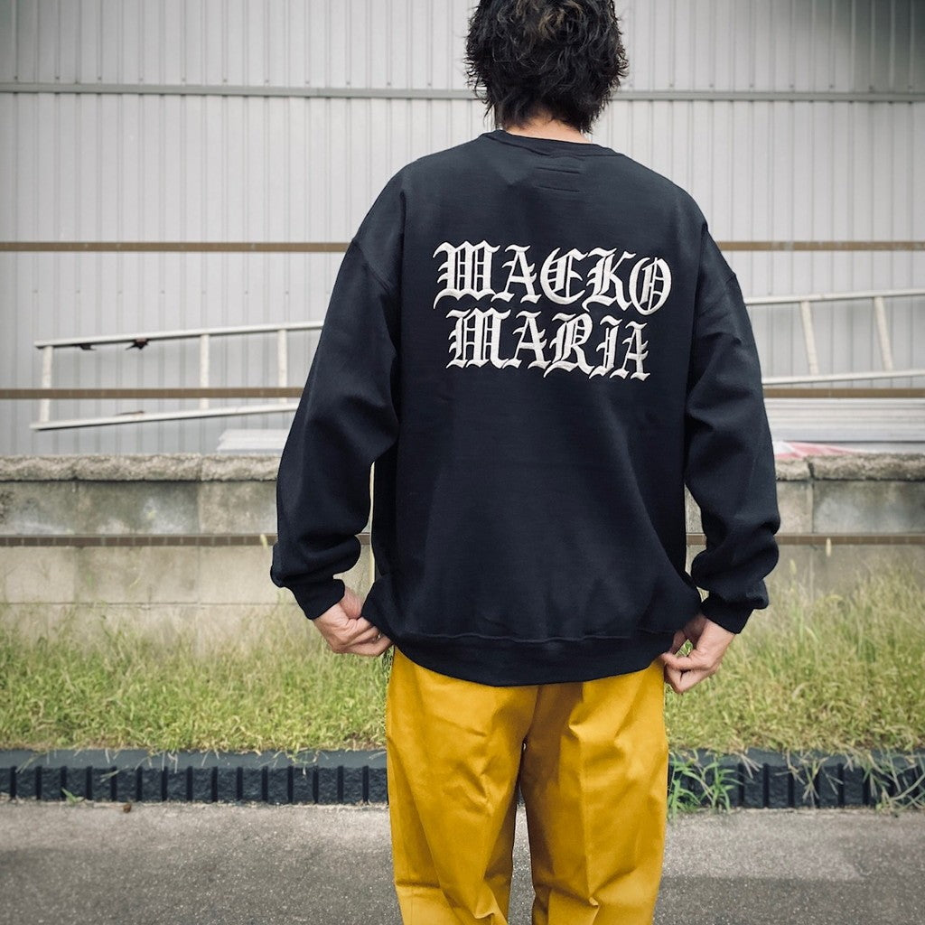 56 TATTOO STUDIO | CREW NECK SWEAT SHIRT #BLACK [56TS-WM-SS04]