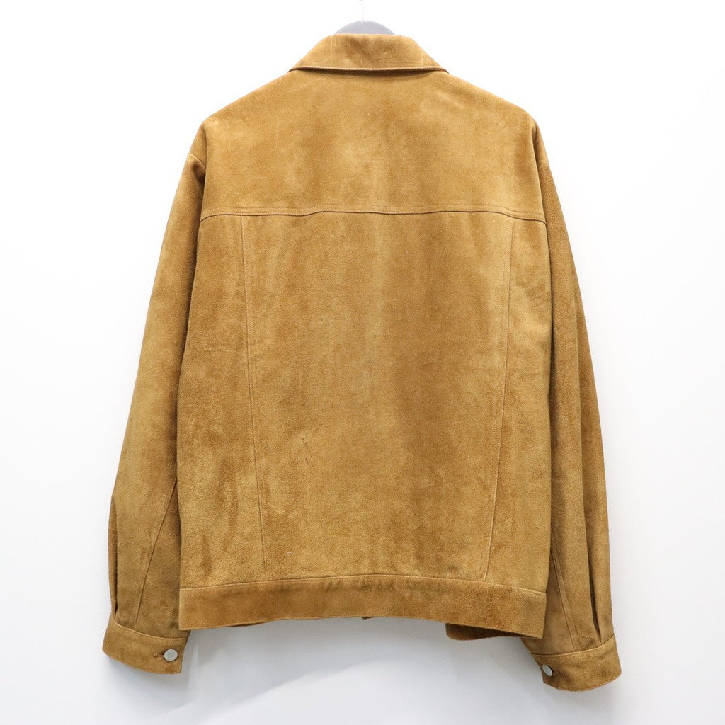 SUEDE LEATHER TRUCKER JACKET ( TYPE-2 ) #BEIGE [26SS-WMO-BL04