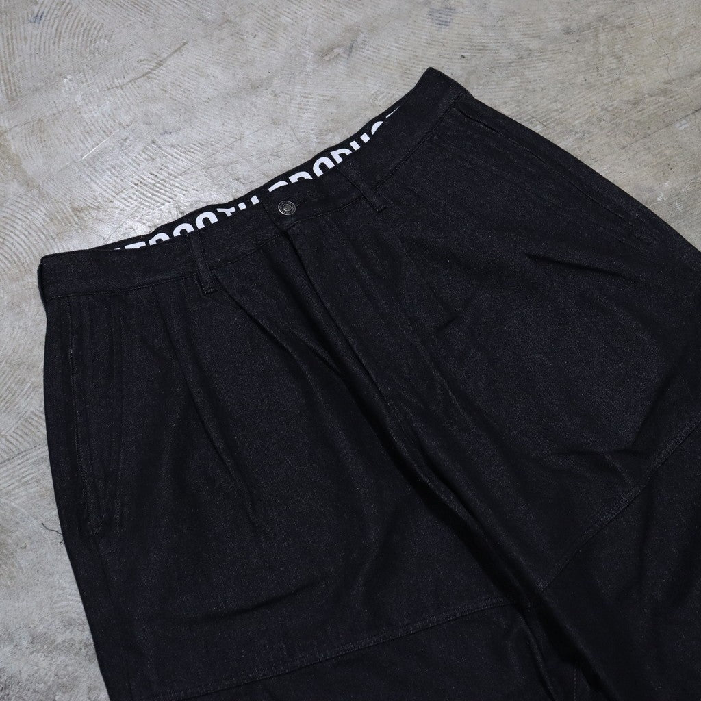 DENIM BALLOON PANTS #BLACK [FW24-B03]