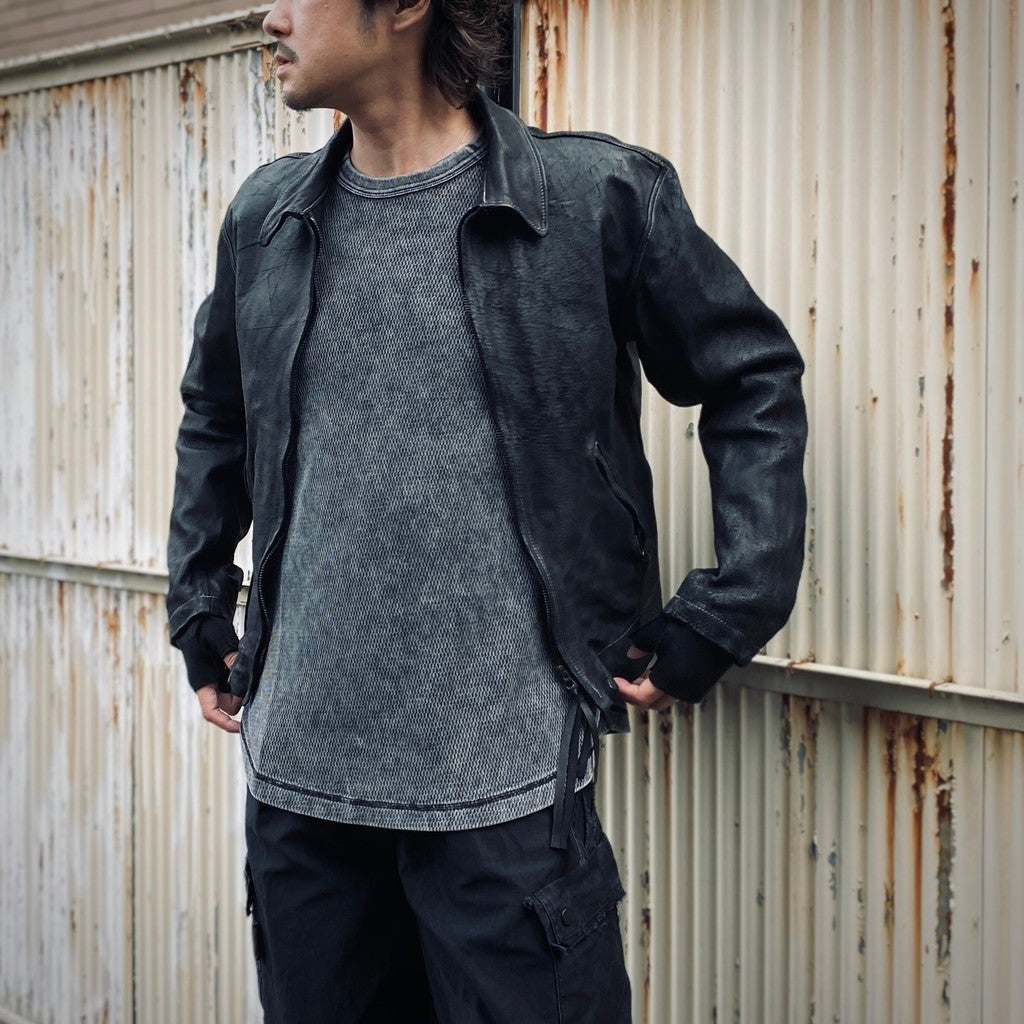 THERMAL CREWNECK #BLACK [GH5F009]