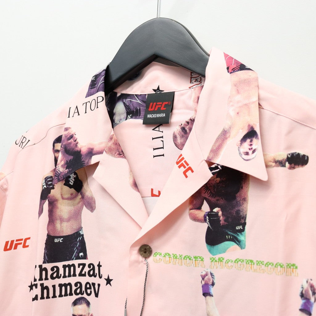 UFC | S/S HAWAIIAN SHIRT ( TYPE-1 ) #PINK [UFC-WM-HI01]