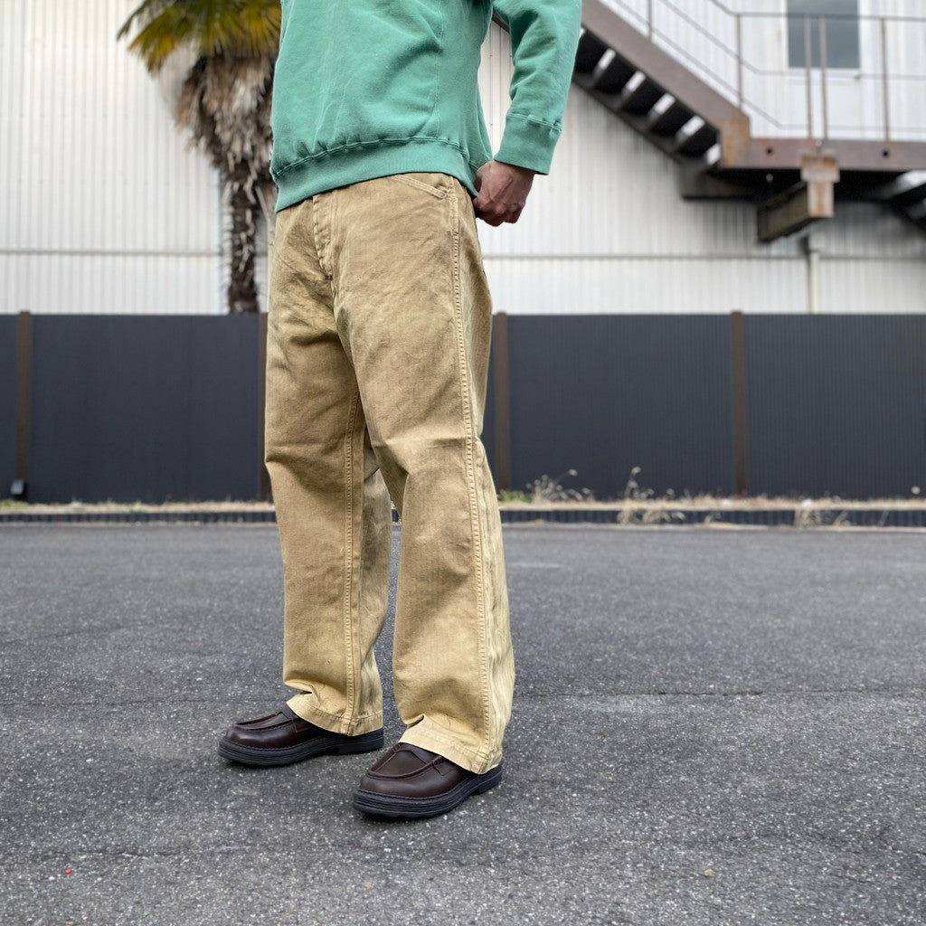 USMC P-41 HBT TROUSERS AGED #OLIVE YELLOW [BW261-U4HT]