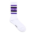 SKATER SOCKS (TYPE-1) #WHITE-PURPLE [25FW-WMA-SO01]