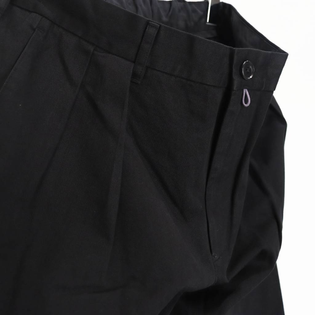透氣斜紋棉布褲 #復古黑 [SD25F-PT04]