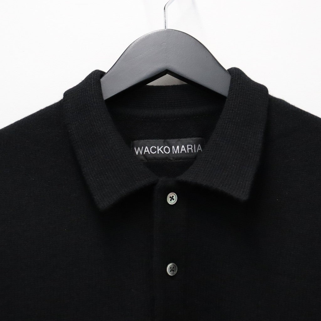 KNIT POLO SHIRT #BLACK [26FW-WMK-KN14]