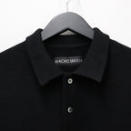 KNIT POLO SHIRT #BLACK [26FW-WMK-KN14]