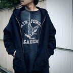 美國空軍鷹圖案長袖T卹（做舊款）#做舊黑色 [BW252-UAL]