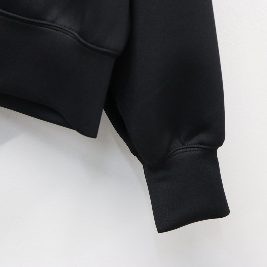 TECH SCUBA KNIT FULLZIP PARKA #BLACK [BE-41026]