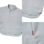 「MA-Z3」 時尚建築師刺繡襯衫 #L-灰色 [GOOPI-24AW-OCT-01]