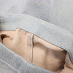 OVERDYE CURVE PANTS #L-INDIGO [AY-1019]