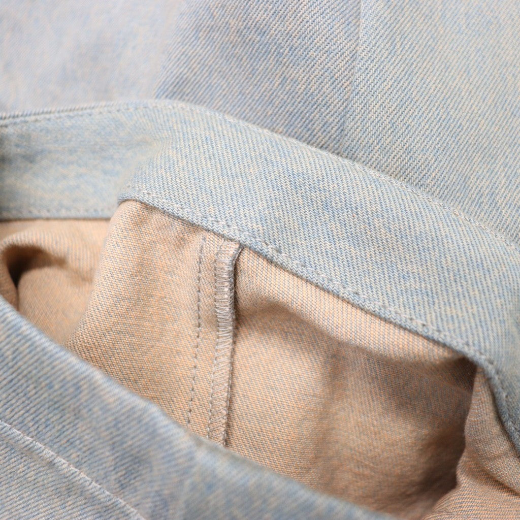 OVERDYE CURVE PANTS #L-INDIGO [AY-1019]