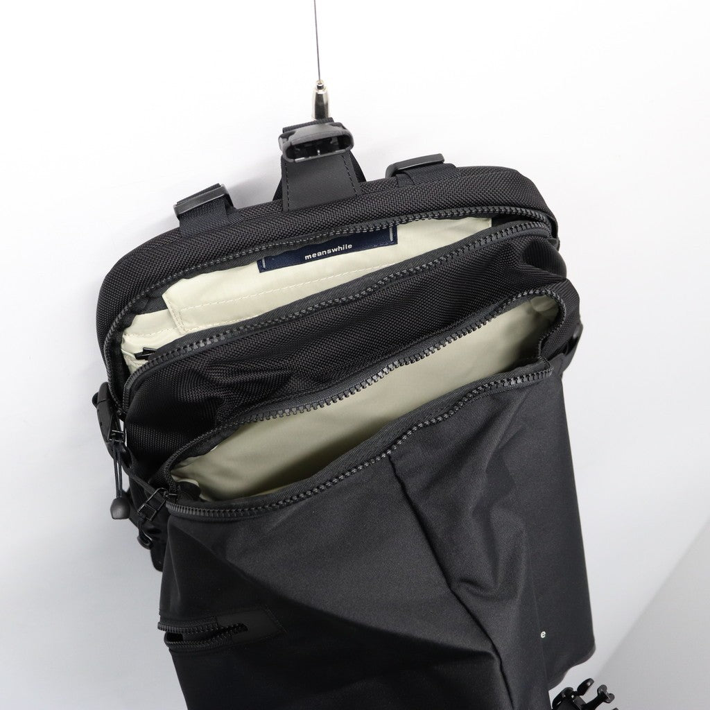 同時 | “GW-1U” CORDURA 尼龍“OUTSIDE”背包 #黑色 [GOOPI-25AW-SEP-03]