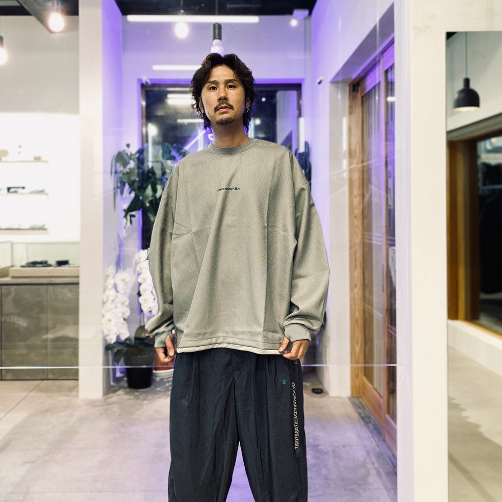 meanswhile | “MW-C1” 1932 “THE DRM” Nova Crewneck #Ash [GOOPI-25AW-SEP-01]