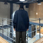 TECH SWEAT CREW FREEDOM SLEEVE #NAVY [BE-51024W]