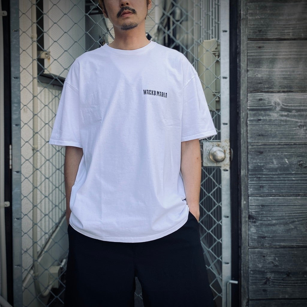 WASHED HEAVY WEIGHT CREW NECK T-SHIRT ( TYPE-8 ) #WHITE [25SS-WMT