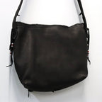 Early Morning | DEERSKIN LARGE MESSENGER BAG #BLACK [EM0924403]