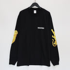 WASHED HEAVY WEIGHT CREW NECK LONG SLEEVE T-SHIRT ( TYPE-3 ) #BLACK [25SS-WMT-LT03]