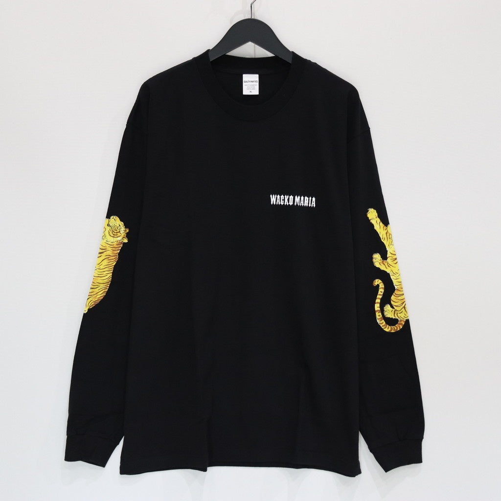 WASHED HEAVY WEIGHT CREW NECK LONG SLEEVE T-SHIRT ( TYPE-3 ) #BLACK [25SS-WMT-LT03]
