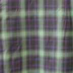 OMBRE CHECK OPEN COLLAR SHIRT L/S (TYPE-2) #GREEN [24FW-WMS-OC02]
