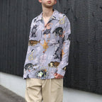 百鬼夜行 shirt L/S #Gray [BV-SH2600230]