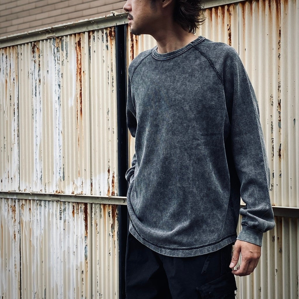 THERMAL CREWNECK #BLACK [GH5F009]