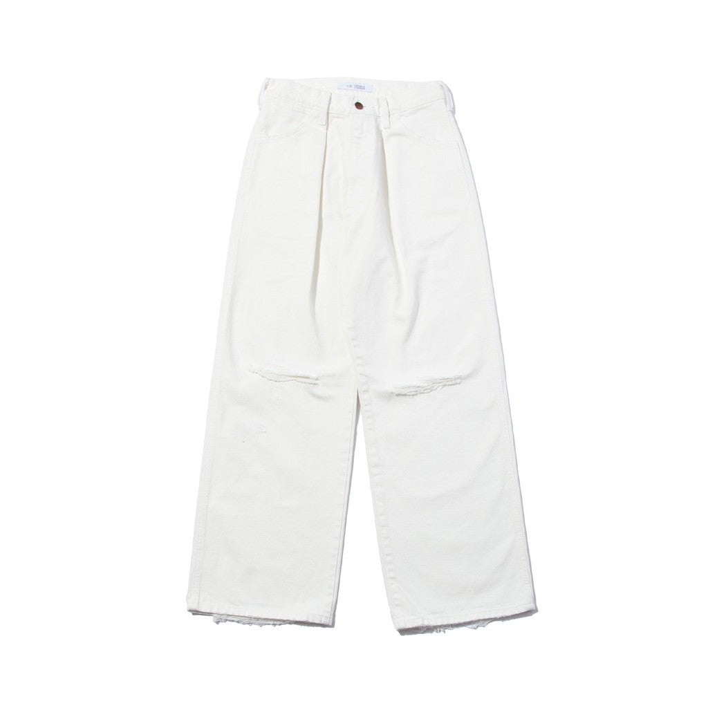 WRANGLER | REBUILDING WHITE DENIM PANTS #WHITE [FSP03241U0002]