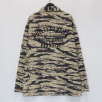 虎紋迷彩軍用襯衫（2型）#米色 [25FWE-WMO-ML06]