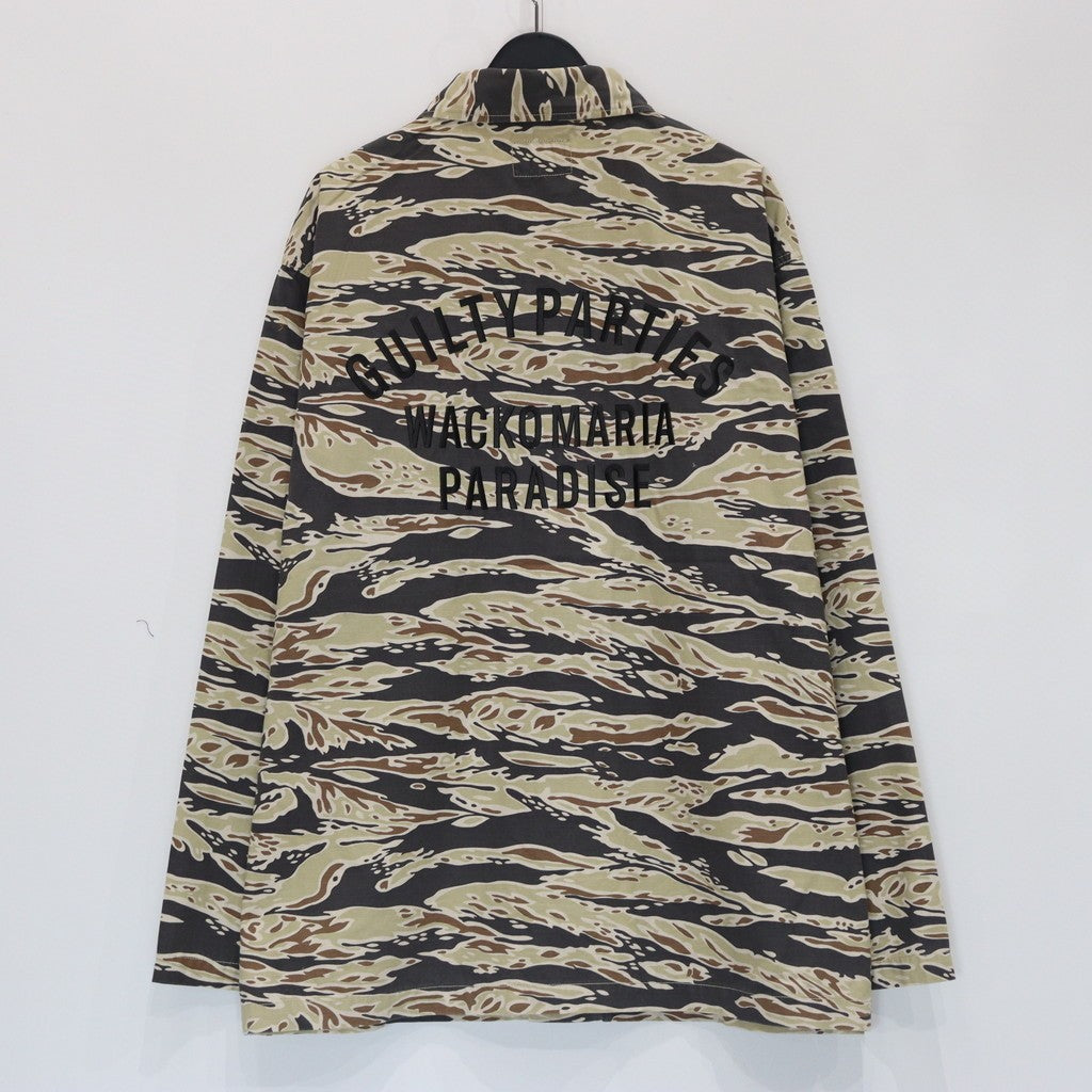 虎紋迷彩軍用襯衫（2型）#米色 [25FWE-WMO-ML06]