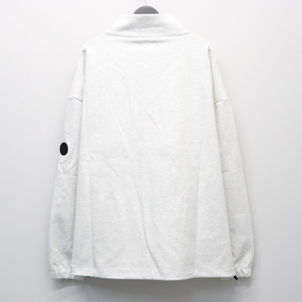 PUNCH HALF ZIP SWEAT #Grey [26SS-SW05] - cocorozashi 三重県四日市