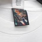 TERRIFIER | WASHED HEAVY WEIGHT CREW NECK LONG SLEEVE T-SHIRT #WHITE [TERRIFIER-WM-LT01]