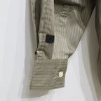 TECH REGULAR STRIPE SHIRT L/S #WOLF GRAY [BE-81025]