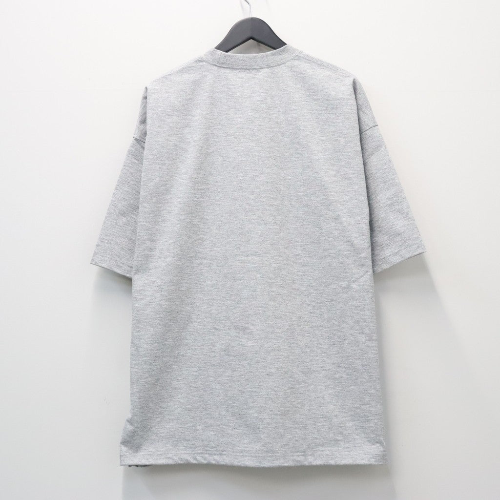 TECH DRAWSTRING TEE S/S #HEATHER GRAY [BE-32026W]