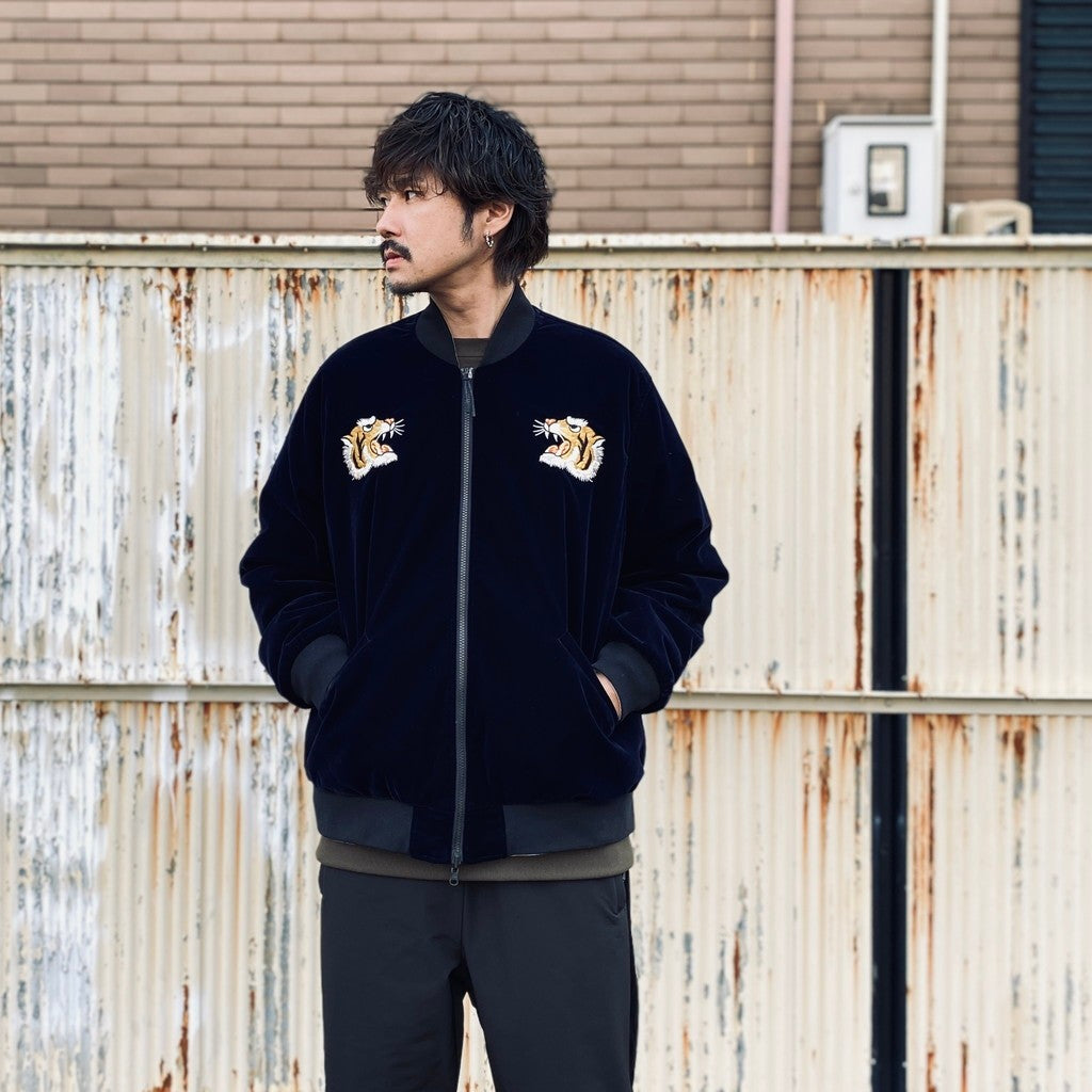 REVERSIBLE 「SKAJAN」 DOWN JACKET #D.NAVY×BK [TAION-JK04JS