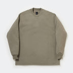 TECH DRAWSTRING L/S TEE #WOLF GRAY [BE-40025]