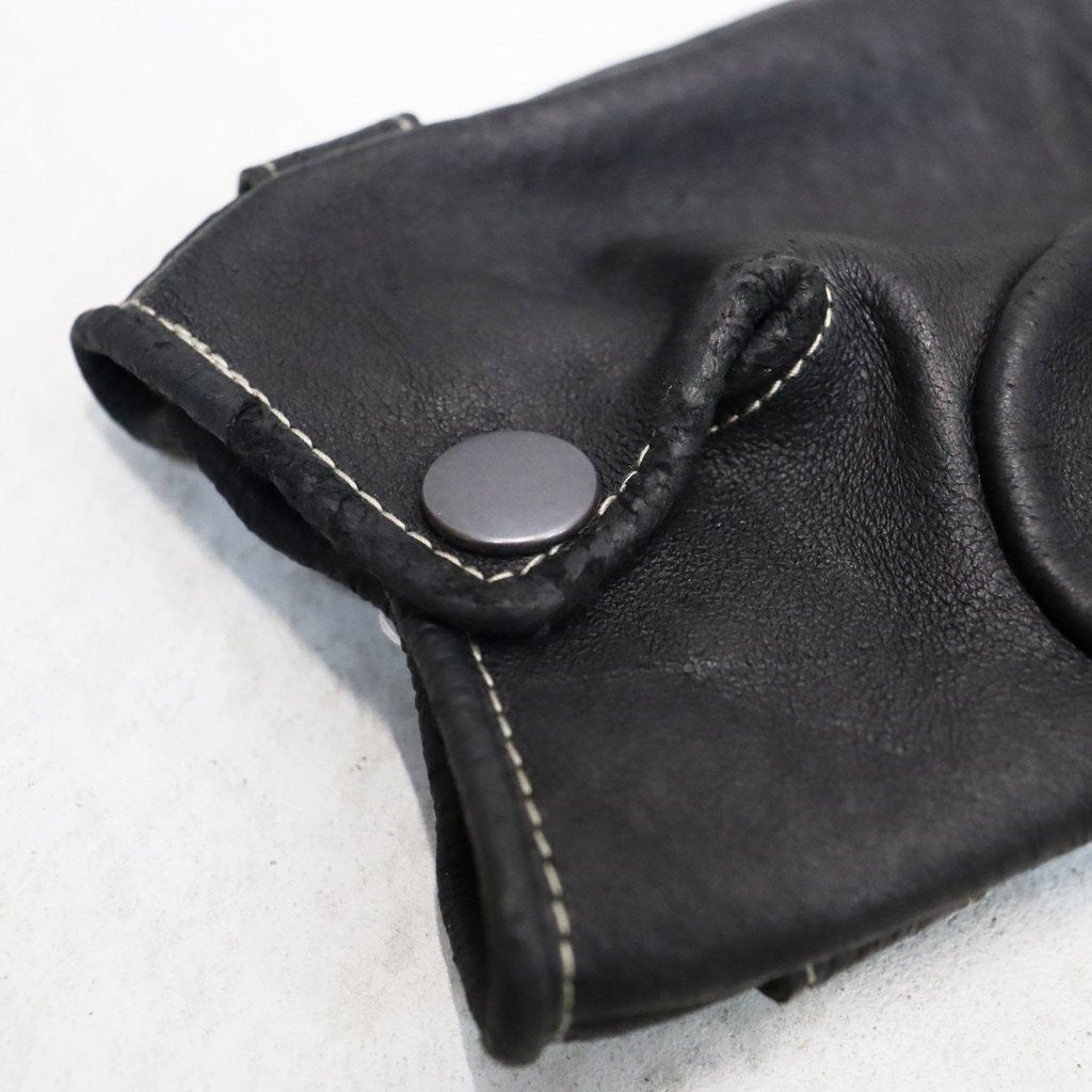 Artisan's Hand-stuffed (VEGETABLE TANNING PIG LEATHER) #BLACK [M-P4-AC2]