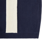 HALF BUTTON UP KNIT #NAVY [CES30KN05]