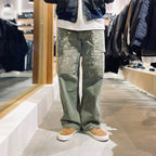 PAINT STAINED USMC P-44 HBT TROUSERS #PAINT STAINED OD [BW252-PU4HT]