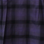 OMBRE CHECK OPEN COLLAR SHIRT L/S (TYPE-4) #PURPLE [24FW-WMS-OC04]