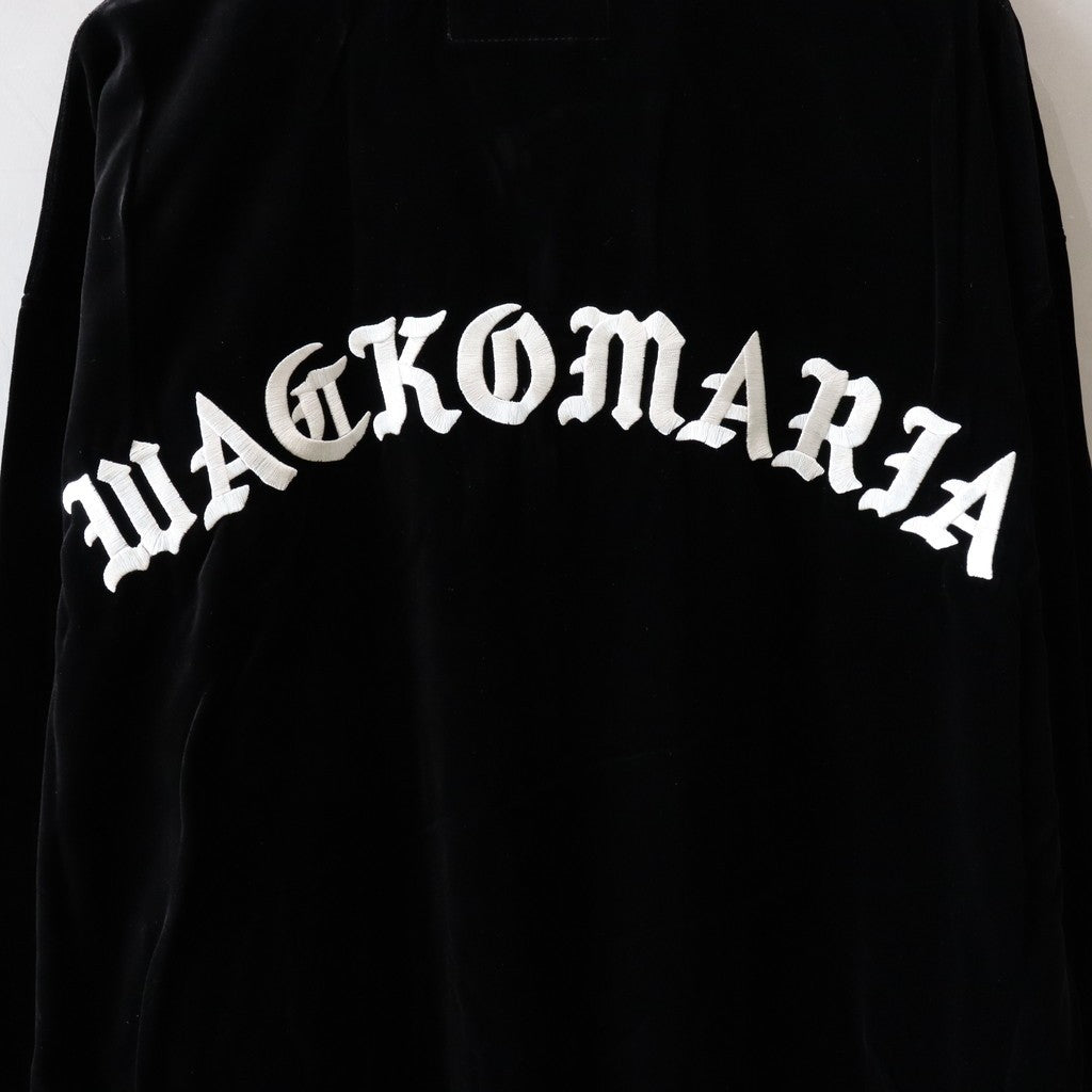 VELVET TRACK JACKET ( TYPE-2 ) #BLACK [24FWE-WMO-TJ02]
