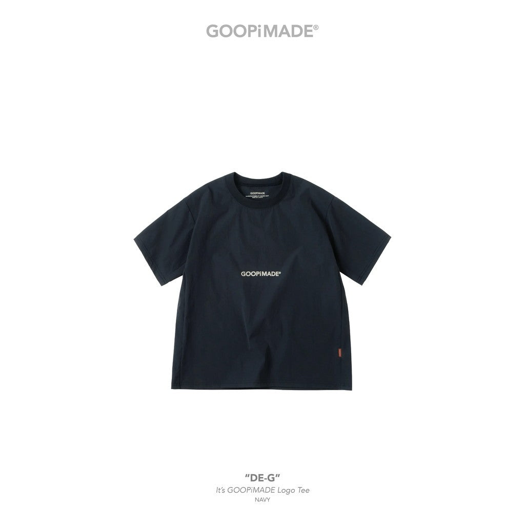 「DE-G」 It’s GOOPiMADE Logo Tee #Navy [GOOPI-26SS-APR-02]