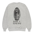 WASHED MIDDLE WEIGHT CREW NECK SWEAT SHIRT #GRAY [26FW-WMC-SS09]