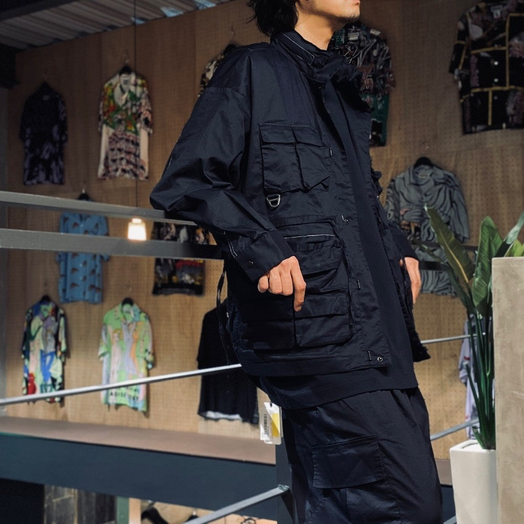 PIGMENT DYE UTILITY BLOUSON #NAVY [FPU08241U0001]