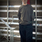 TECH LIGHTWEIGHT TEE L/S #BROWNKAHKI [BE-30025W]