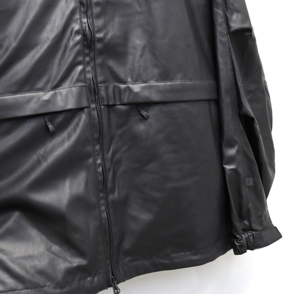 TECH SYNTHETIC SKIN WINDBREAKER JACKET #BLACK [BJ-40025W]